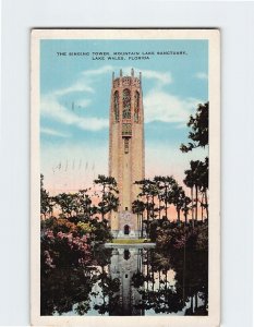 Postcard The Singing Tower, Mountain Lake Sanctuary, Lake Wales, Florida