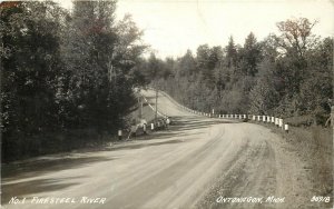 Vintage Postcard No.1 Firesteel River Rd, Ontonangon MI, LL Cook 36918 Unposted