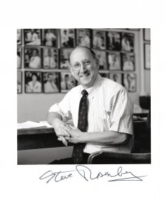 Steven Rosenberg Cancer Researcher Large Hand Signed Photo