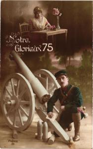 CPA  Militaire - Notre Glorieux 75 - Soldier and his Girlfriend  (696668)