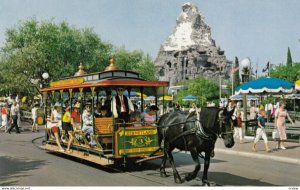 DISNEYLAND , 1960-70s ; Horse-drawn Streetcar