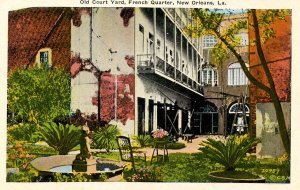 LA - New Orleans. French Quarter, Old Courtyard