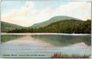 Camden, Maine - Hosmer's Pond and Bald Mountain postcard