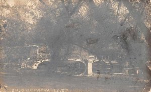 Cooperstown New York ? Susquehanna River Bridge Real Photo Postcard AA72037