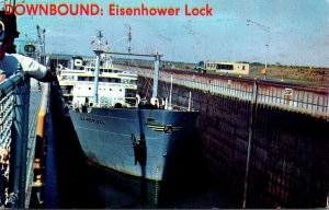 Ships Cargo Ship Peerless In Eisenhower Lock 1964