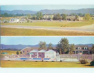 Unused Pre-1980 OLD CARS & PORTSMOUTH MOTEL Portsmouth Ohio OH s3551