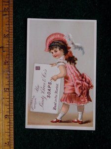 C.S Watson Choice Family Groceries Lautz Bros & Co's Soaps Girl Pink Dress F40