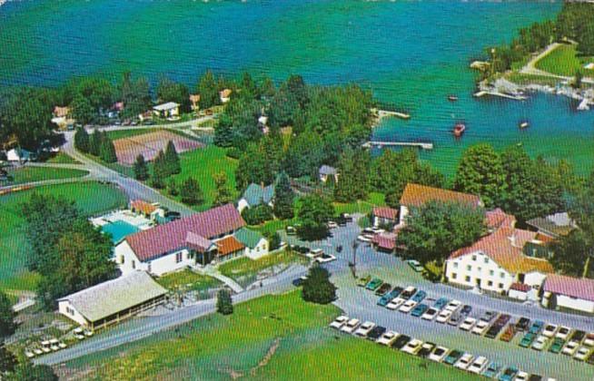 Vermont Lake Champlain Aerial View Of Basin Harbor Club