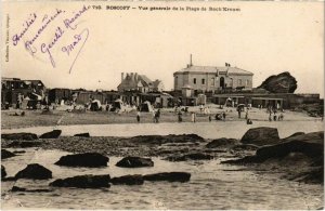 CPA Roscoff- vue generale de la Plage FRANCE (1026179)