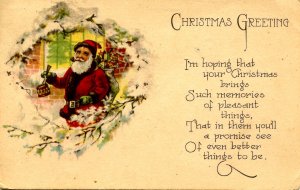 Greeting - Christmas, Santa Claus (Red Suit)