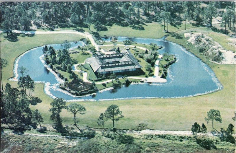 Aerial View, The Morikami Park Museum Gardens Delray Beach FL Vtg Postcard L63