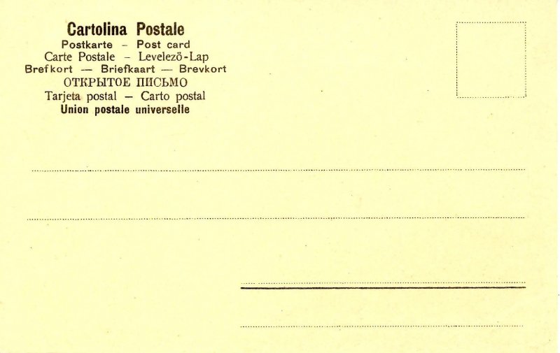 Italy - Naples. Bird's Eye View & Mt Vesuvius