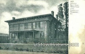 Jefferson Davis' Home, White House - Montgomery, Alabama AL