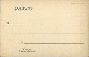 Gruss Aus Leimen Elsass Germany c1900 Postcard