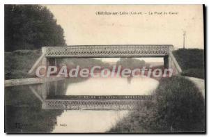 Old Postcard Chatillon Sur Loire The Pont Du Canal