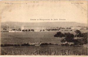 CPA Militaire Verdun Caserne et Baraquements de Jardin Fontaine (91021)