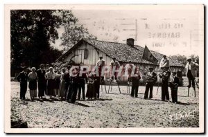 Old Postcard Folklore Scene At Landes Landes country lous Cigalouns Morcenx