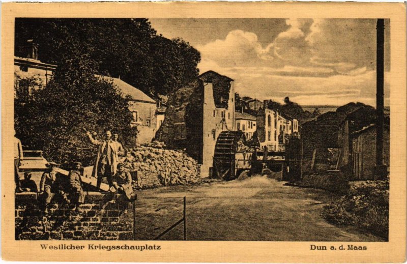 CPA Dun-sur-Meuse - Dun an der Maas - Town Scene - Ruines - Moulin (1036686)