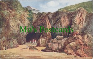 Channel Islands Postcard - Jersey - Needle Rock and Plemont Caves  RS32649