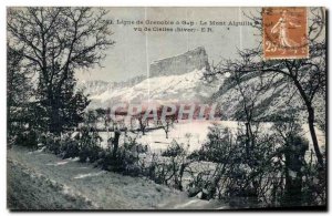 Old Postcard Row from Grenoble to Gap Mount Aiguille seen Cieilles