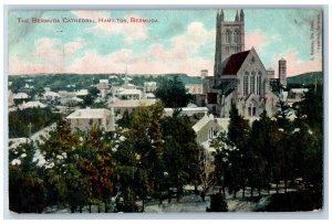 Hamilton Bermuda Postcard The Bermuda Cathedral c1910 Antique Posted