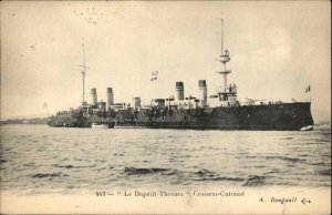 French Navy Le Dupetit Thouars Croiseur Cuirasse Cruiser 1906 Cancel PC