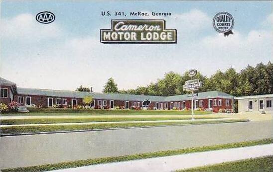 Georgia McRae Cameron Motor Lodge