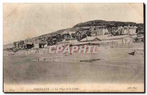 Houlgate - The Beach and the Casino - Old Postcard