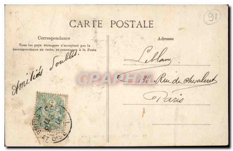 Corbeil Postcard Old Place Galignani