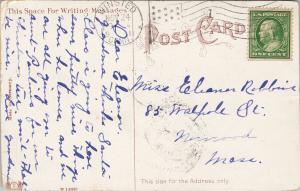 Opera House and Post Office Winsted CT Conn c1911 Postcard D93