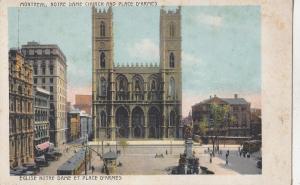 BF19008 montreal notre dame tramway and place d armes canada front/back image