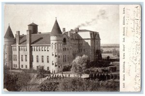 Eldora Iowa IA Postcard Main Building Iowa Boys Industrial School 1907 Vintage