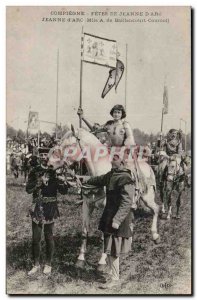 Old Postcard Compiegne festivals of Jeanne d & # 39arc (1909) Miss Baillencou...