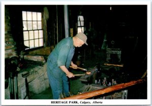 M-80938 Blacksmith Shop Heritage Park Calgary Canada