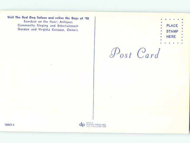 Chrome RESTAURANT SCENE Juneau Alaska AK AH3971