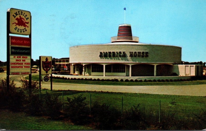 Virginia Eastern Shore America House Motor Inn & Restaurant 1969