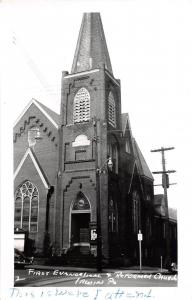 D64/ Irwin Pennsylvania Pa RPPC Postcard 1956 1st Evangelical Reformed Church