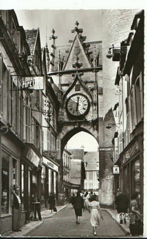 France Postcard - Auxerre - L'Horloge - Real Photograph - Ref 16836A