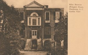 VINTAGE POSTCARD MILES BREWTON (PRINGLE) HOUSE CHARLESTON SOUTH CAROLINA MINT