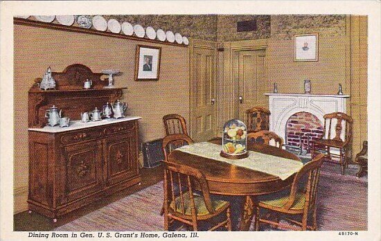 Dining Room In Gen U S Grants Home Galena Illinois