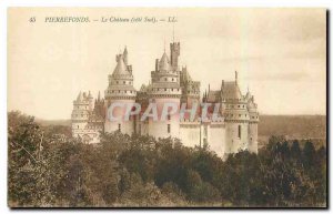 Old Postcard Pierrefonds Chateau southern coast