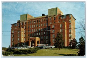 c1950's Sanitarium Hospital Building Cars Independence Missouri MO Postcard