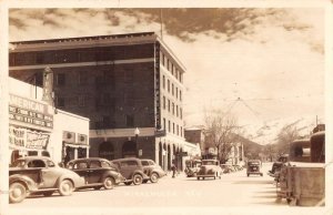 Winnemucca Nevada Street Scene Real Photo Vintage Postcard AA46921