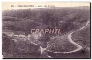 Old Postcard Neris Les Bains Vallee des Moulins