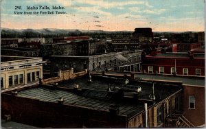 Postcard View from the Fire Bell Tower in Idaho Falls, Idaho~2132