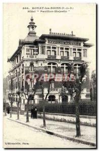 Old Postcard Royat les Bains Majestic Hotel Pavillon