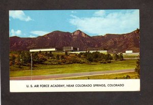 CO US Air Force Airforce Academy Colorado Springs Colorado Postcard Military PC