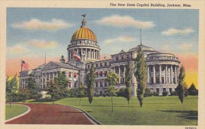 New State Capitol Building Jackson Mississippi Curteich