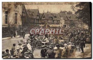 Old Postcard Deauville Fleurie Beach