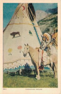 Canada Canadian Indian Vintage Postcard 07.94